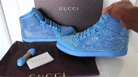 coda gucci sneakers|Gucci Coda Signature High 'Blue Crystal Studs' .